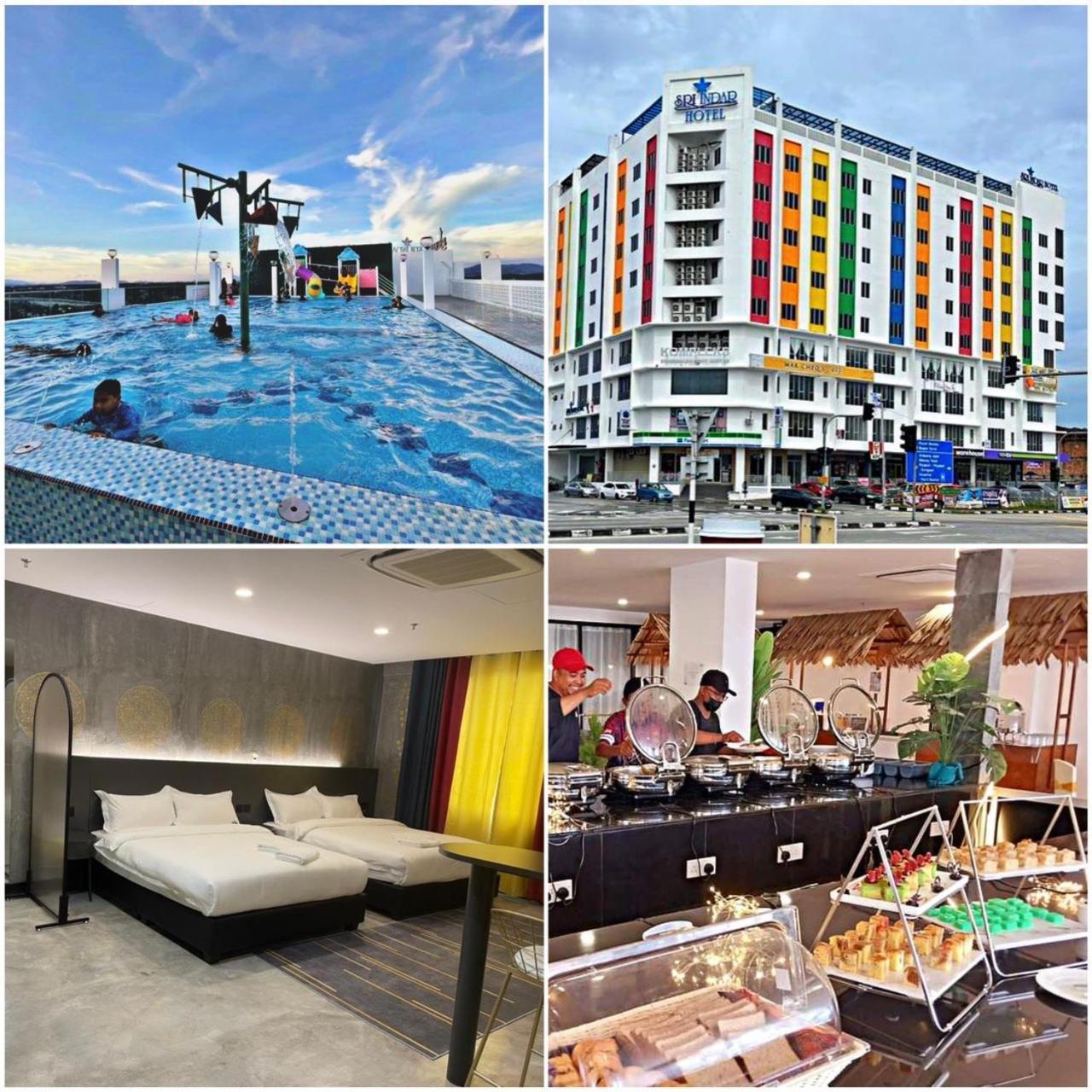 Sri Indar Hotel & Suites Parit Buntar Eksteriør bilde